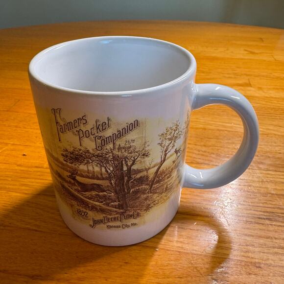 John Deere Plow Co Farmer's Pocket Companion 1892 12 oz. Ceramic Coffee Mug - Picture 6 of 7